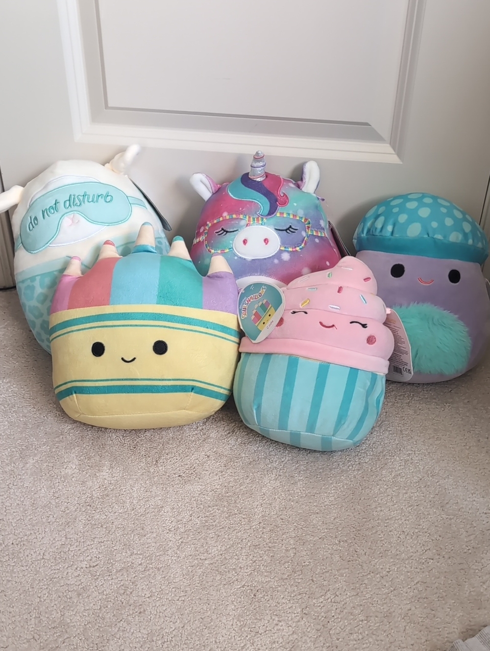 Lot Of 5 Small Squishmallows